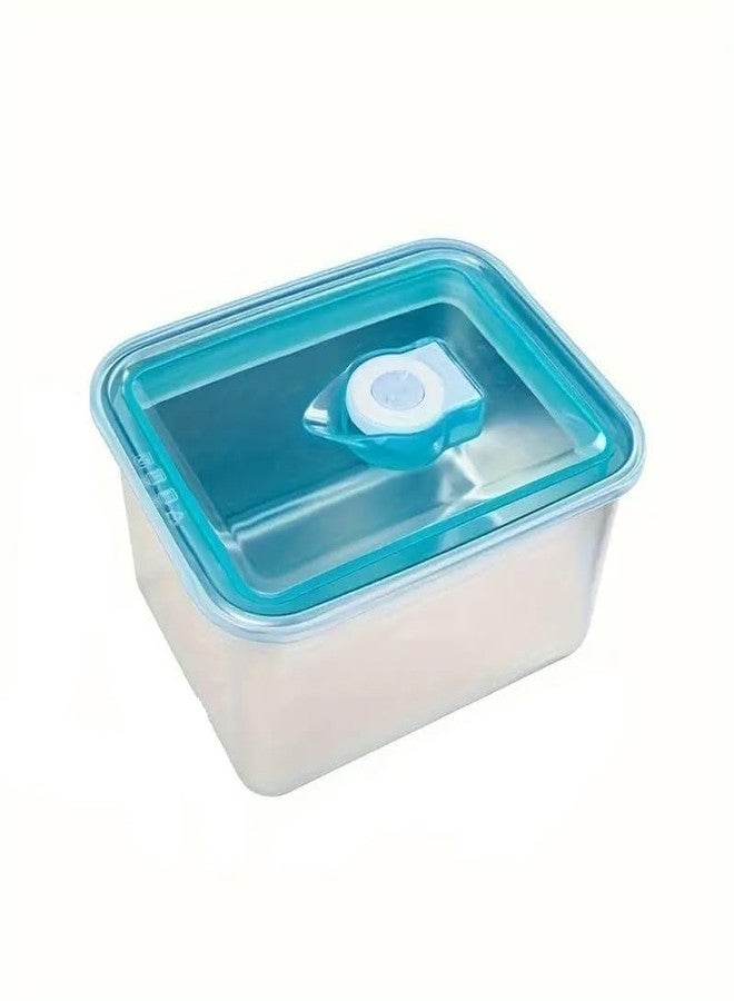 Stavae Fresh Food Boxes, Fridge Organiser with Lid, Cheese Canister Leakproof Portable Food Fruit Container bento Storage for Camping, Picnics, Office (1) - Image 1