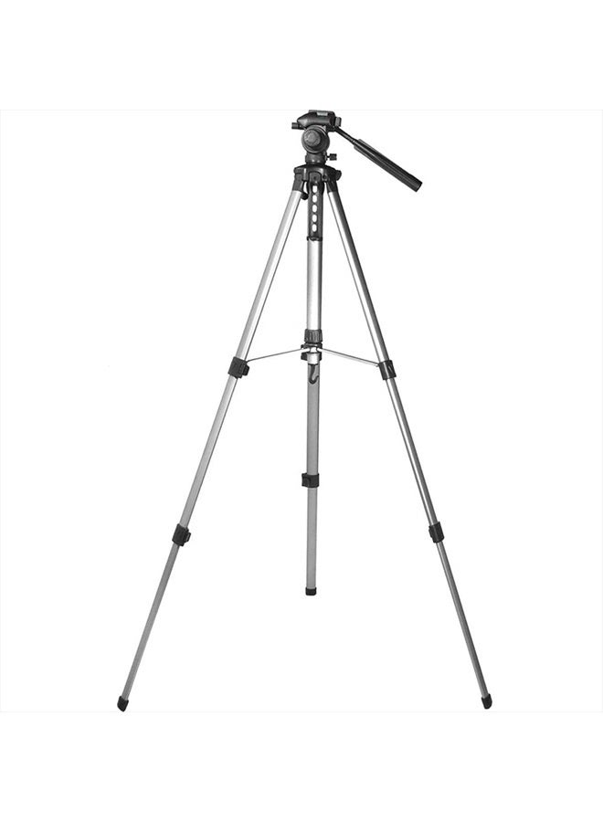 BARSKA Deluxe Tripod Extendable to 63.4" w/ Carrying Case , Gray/Black - Image 1