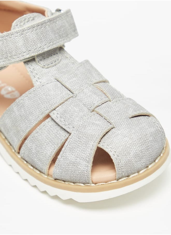 Textured Sandals with Hook and Loop Closure - pzsku/ZC5E1BBAA4C11EA55E12CZ/45/_/1731679152/3e37ecee-d7eb-47a9-934b-98cc86c56b2b