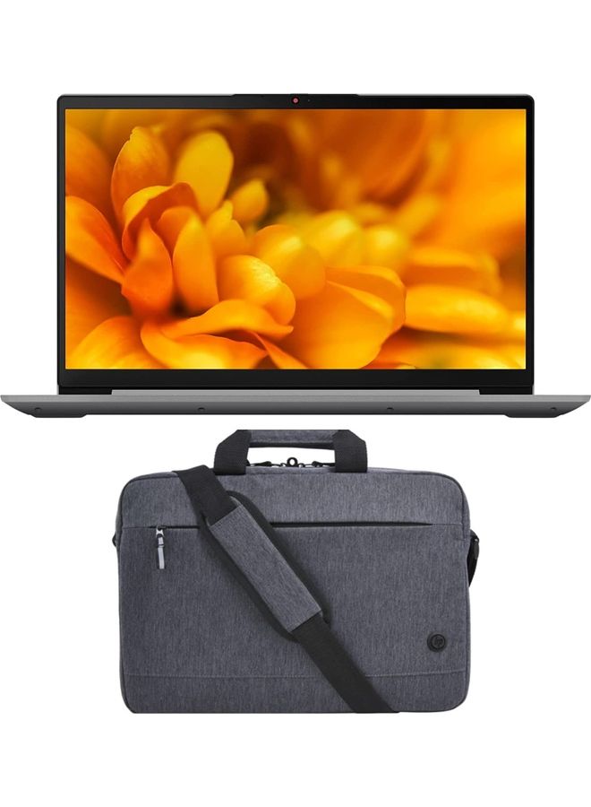 Ideapad 3 15ITL6 15.6-Inch FHD IPS Display (Upgraded Version) Laptop, Intel Core i7-1165G7 |8GB DDR4 Ram |1TB NVMe M.2 SSD |Intel Iris Xe Graphics With Microsoft office 2019/ |Windows-11 With Free Grey T210 (Upgraded Version) Laptop Bag English/Arabic Black