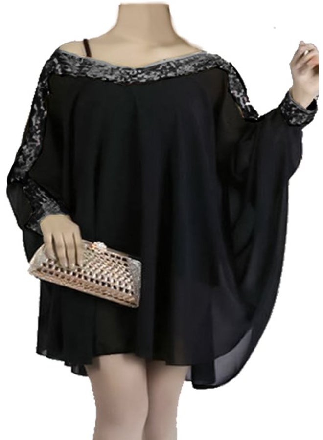 فاشون جروب بلوزه شيفون سواريه بترتر