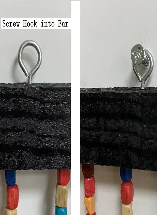 ستارة FlavorThings مكونة من 52 خيطًا من الخرز الخشبي والخشبي البني لتقسيم المداخل والغرف، مقاس 36 بوصة × 79 بوصة، خرز خشبي وخيزراني للمداخل - ستارة بوهيمية (لون القهوة) - Image 5