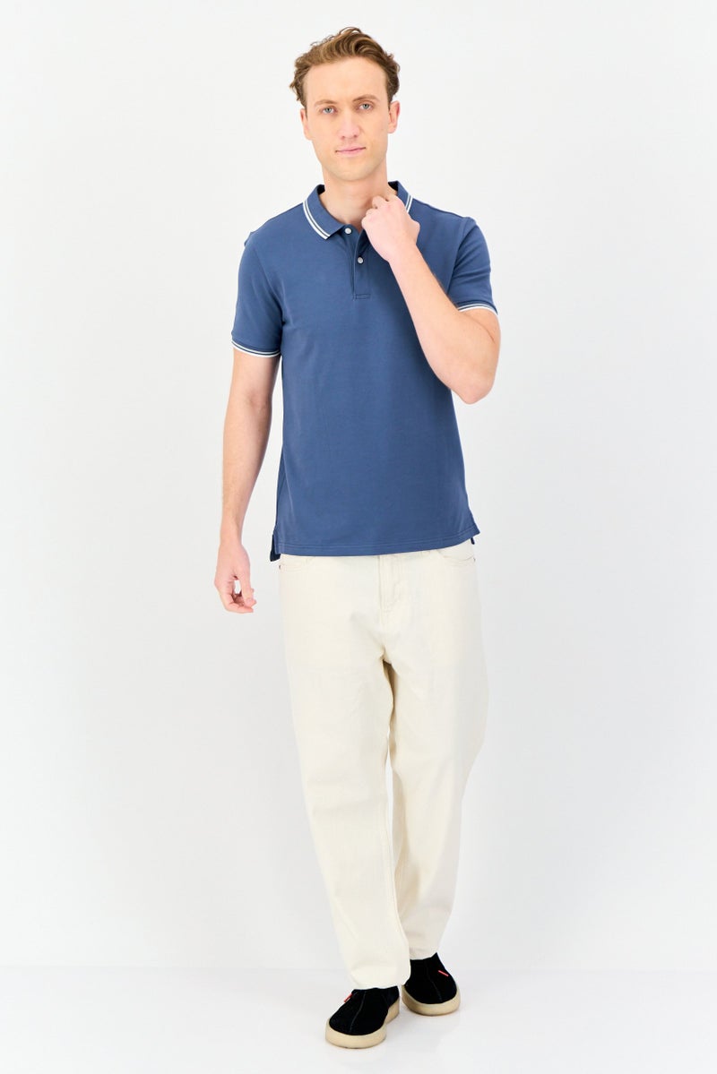 Celio Men Loose Fit Solid Non-Stretchable Jeans, Off White  - Image 2