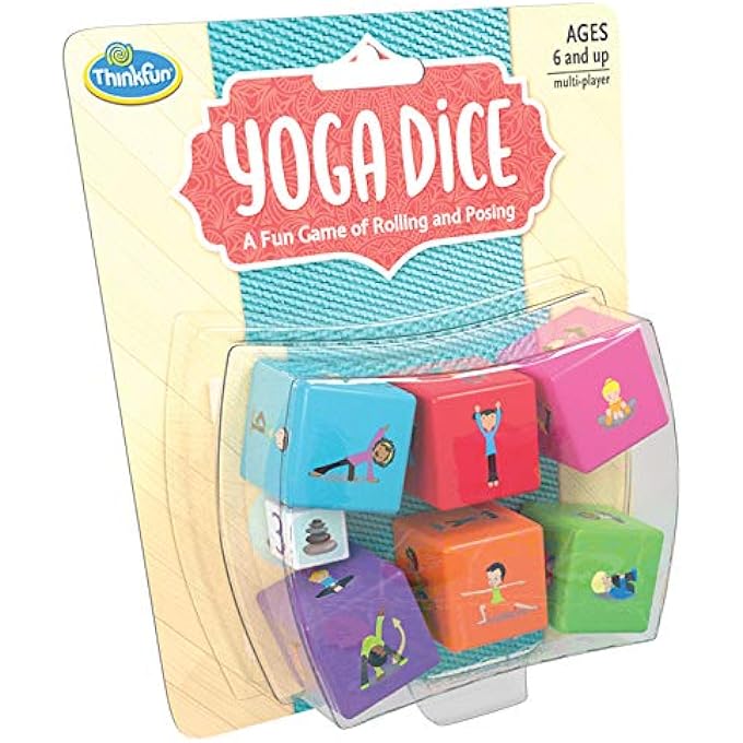 thinkfun Think Fun Yoga Dice Game for Boys and Girls Ages 6 and Up - Learn Yoga With a Game - Image 2