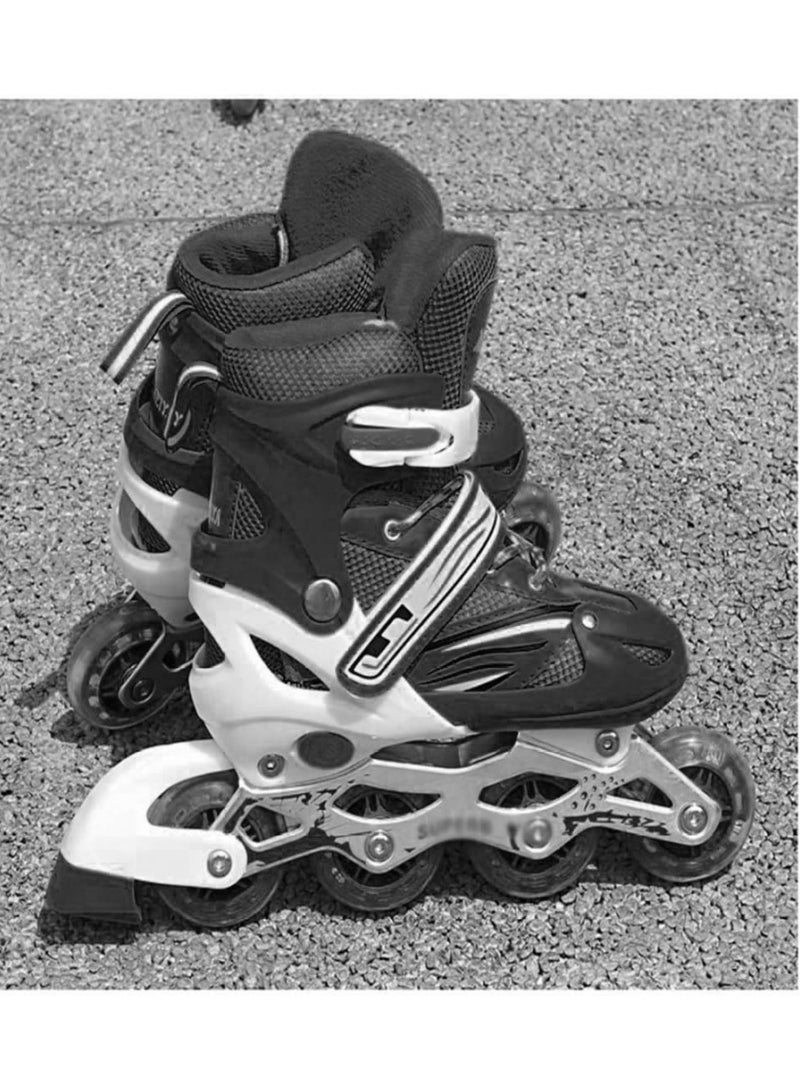 إسكدنيا احذية تزلج بصف واحد من العجلات مقاس S (34-30) - Image 3