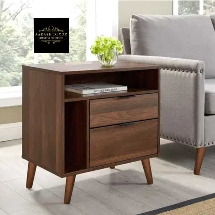 AAKASH DECOR 4 Pcs Sofa Oak Finish Wood Leg 5 Inch Wooden Sofa Furniture Brown Finish Heavy Duty Cone Shape with Mounting Metal Oak Finish - Image 2