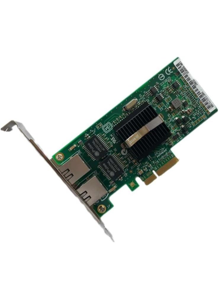 كارت شبكة PCIe جيجابت بمنفذين LAN سرعة 1Gbps لتوسيع الاتصال السلكي للكمبيوتر والسيرفر كارت إنترنت عالي الأداء - Image 3