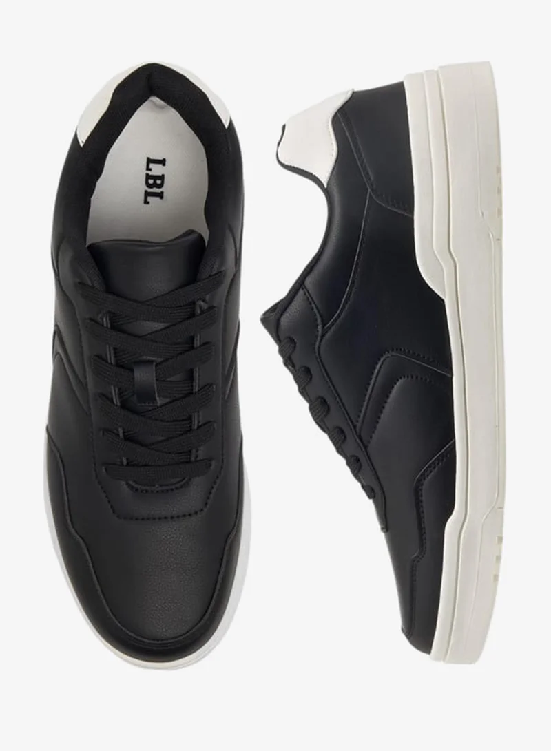 LBL by Shoexpress Men's Panelled Sneakers with Lace-Up Closure