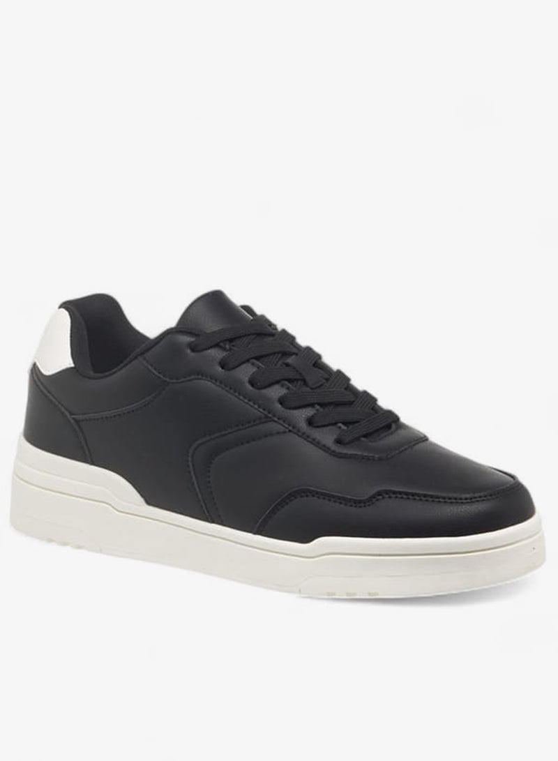 LBL by Shoexpress Men's Panelled Sneakers with Lace-Up Closure - Image 3
