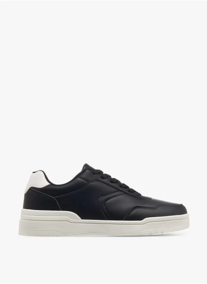 LBL by Shoexpress Men's Panelled Sneakers with Lace-Up Closure