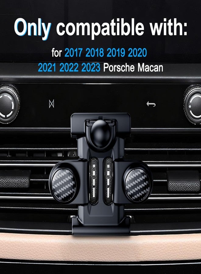 ELOHEI Phone Mount for Porsche Macan with Custom Base, Specifically Design Car Phone Holder for Porsche Macan 2017 2018 2019 2020 2021 2022 2023 Car Accessories (HE05) - Image 2