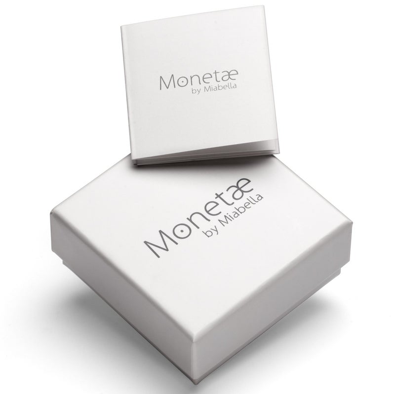 Miabella 18K Gold Plated 925 Sterling Silver Diamond Accent Genuine Italian 20 Lira Coin Medallion 18 Inch Chain Pendant Necklace for Women (yellow gold plated silver) - Image 4