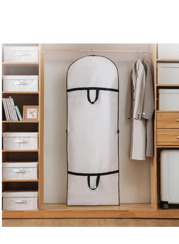 Large Clothes Storage Bag Home Coat Suit Hanging Pocket Foldable Suit Wedding Dress Dust Cover  - Image 1