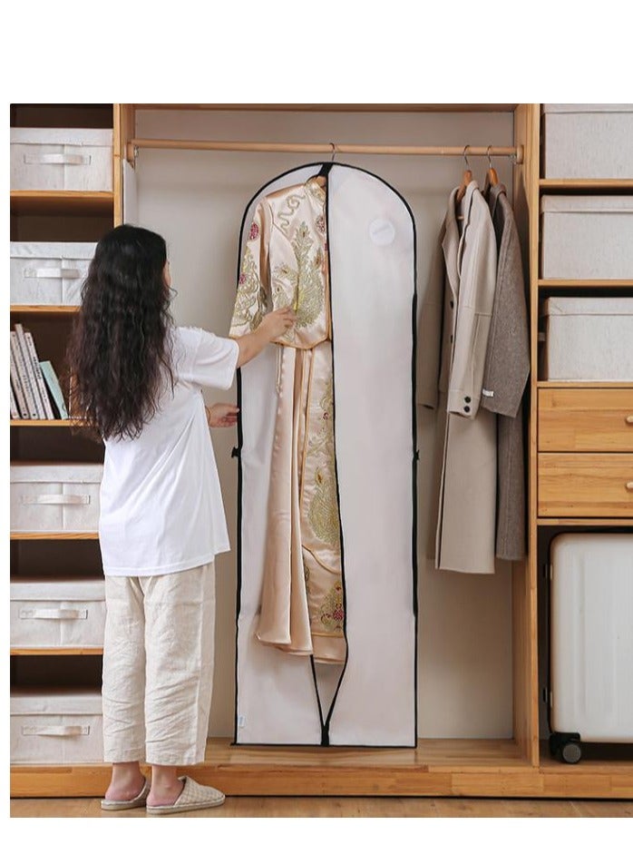 Large Clothes Storage Bag Home Coat Suit Hanging Pocket Foldable Suit Wedding Dress Dust Cover  - Image 3