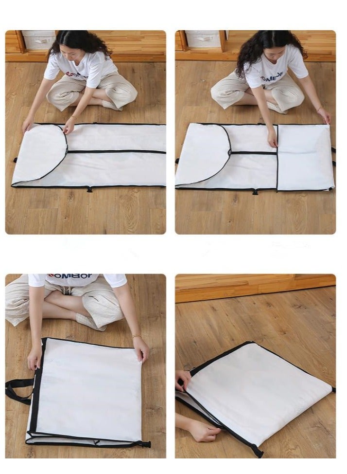 Large Clothes Storage Bag Home Coat Suit Hanging Pocket Foldable Suit Wedding Dress Dust Cover  - Image 5