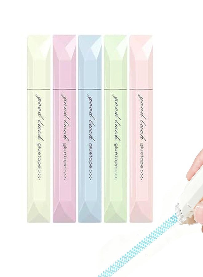 ANIS·KEAAR 5Pcs Double Sided Tape Pens - Multipurpose Double Sided Tape Roller for Scrapbooking, Gift Wrapping, Photo Mounting, Card Making & Journaling, Office & Crafts - Image 1