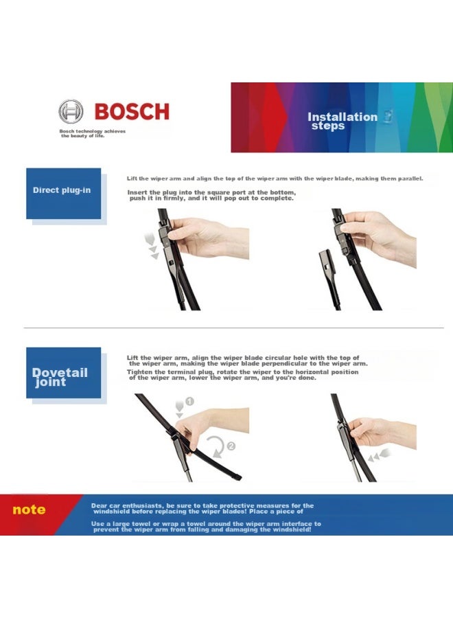 Bosch Windshield Wiper Blades, Shenyi Imported 26/16 - Image 3