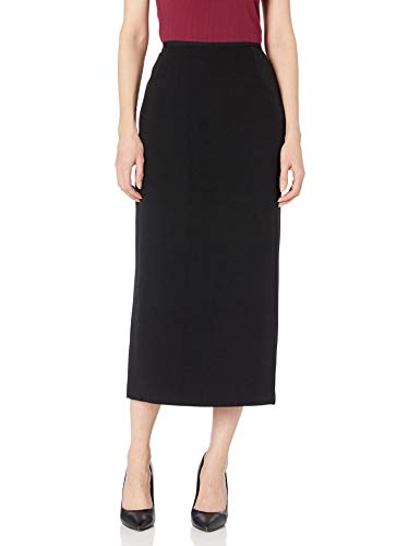 Kasper Women's Stretch Crepe Column Midi Skirt Black - Image 3