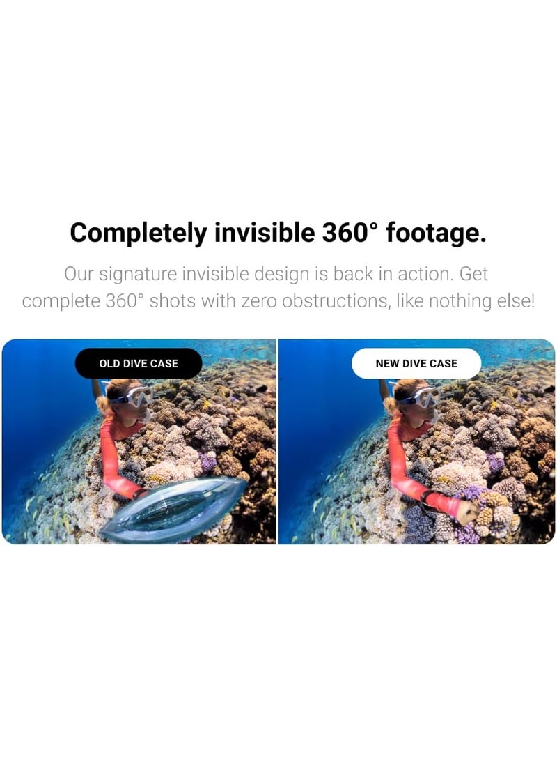 Insta360 Insta360 X4 Invisible Dive Case  Waterproof Up to 50m 164ft Dive Case only  - Image 4