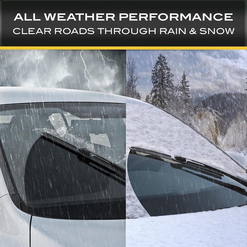 CAT C2.0 Heavy Duty Beam Windshield Wiper Blades for Cars, Trucks, Vans, Pickups, and SUVs - All Season Streak-Free, Silent, Crystal-Clear  Clean - Image 4