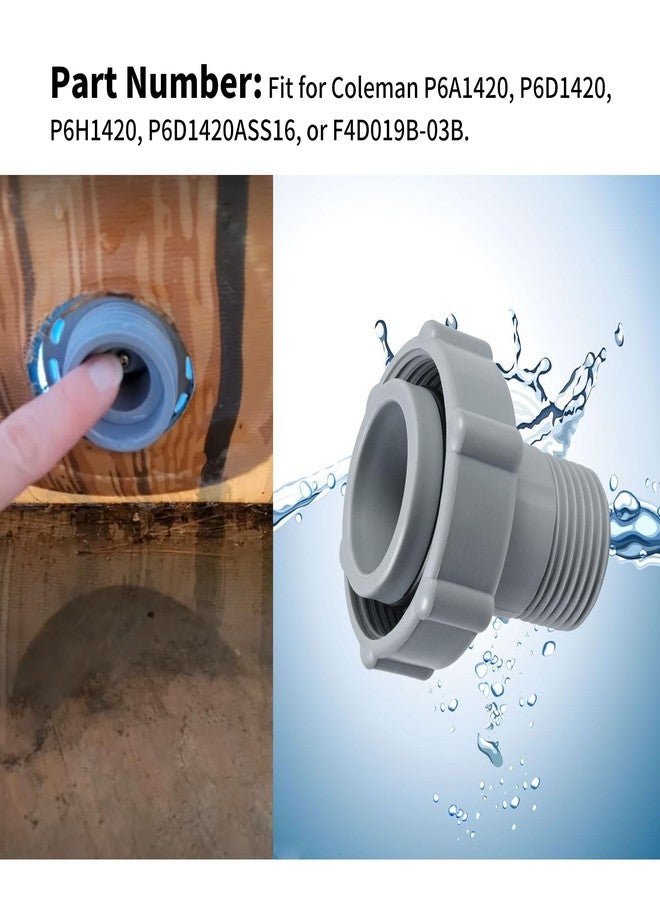 XJJ Vsttar Pool Drain Fitting, Connects to Garden Hose, Works with Coleman Pools - Image 3