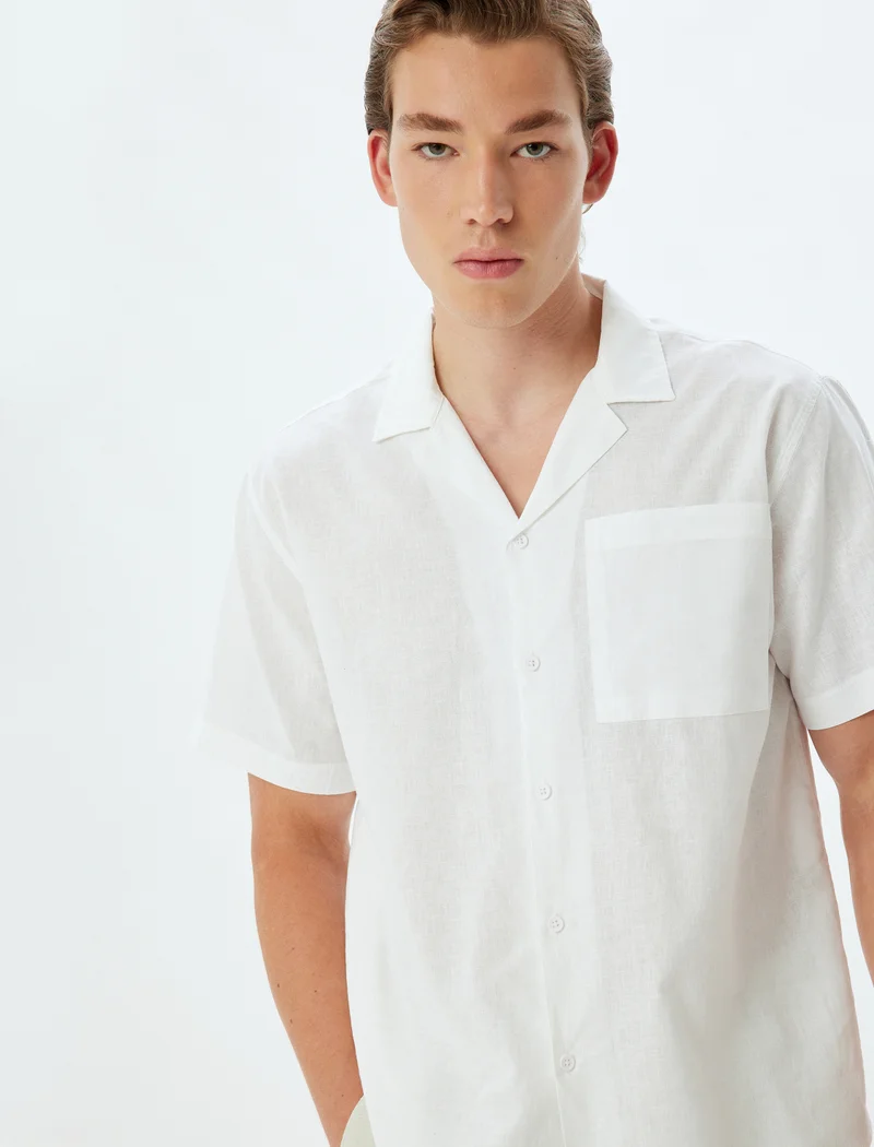 كوتون Linen Shirt