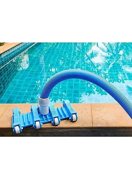 PETSON PETSON 15 MTR Swimming Pool Heavy Duty InGround Pool Flexible Vacuum Hose with Swivel Cuff Swimming Pool Suction Pipe 49 feet by 112 inc Blue  - Image 4