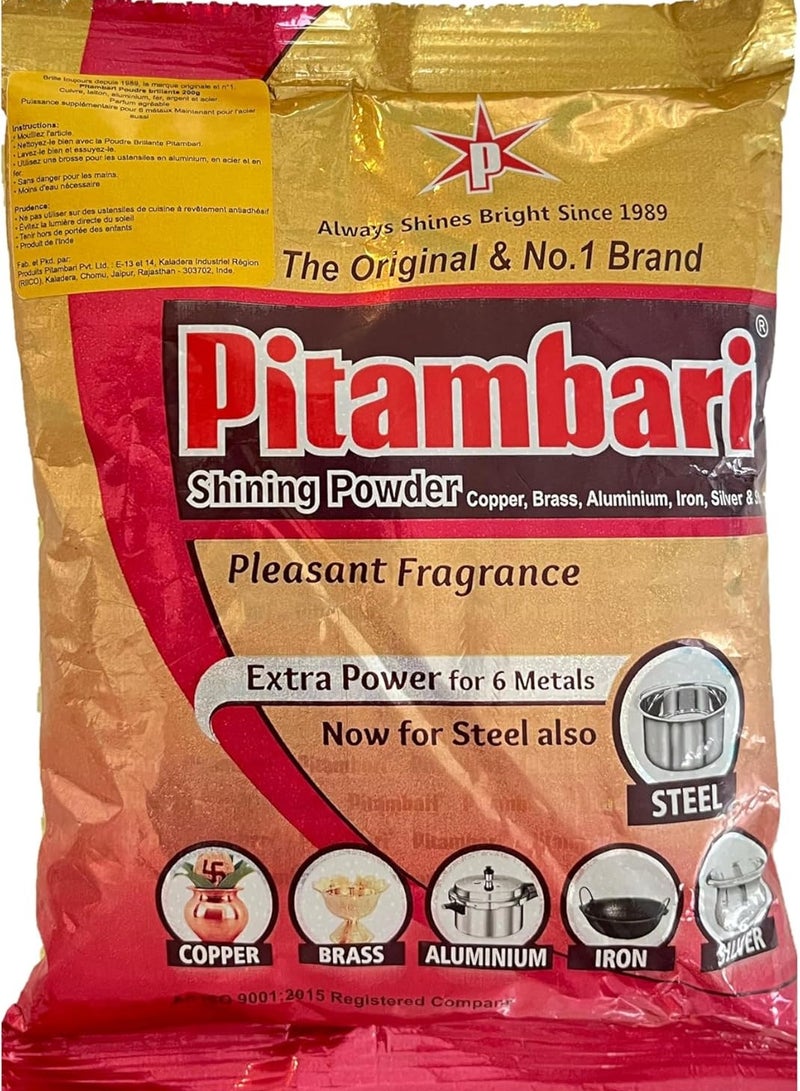 Pitambari Shining Powder - 200g (Pack of 3) - Image 2