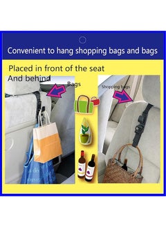 erorex Car Seat Headrest Hooks 4 Pcs Universal Vehicle Car Seat Back Headrest Bottle Holder Strong Durable  - Image 3