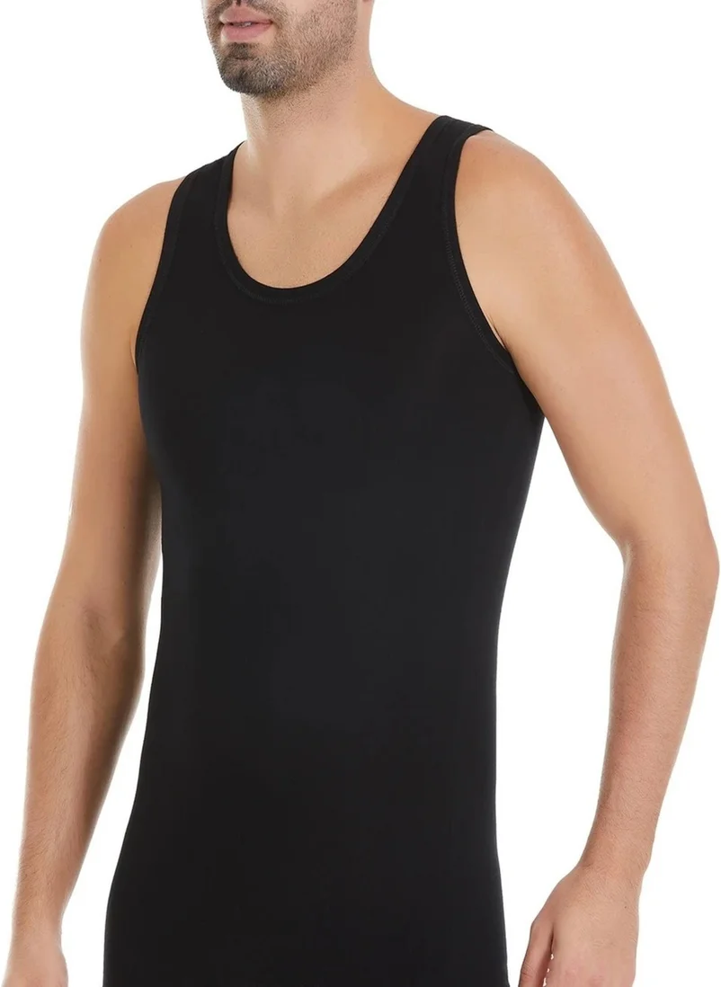 يلديز Men's Bamboo Lycra Suspender Undershirt 315/318 - 6 Pieces