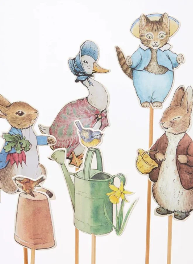 Meri Meri Peter Rabbit & Friends Cake Toppers