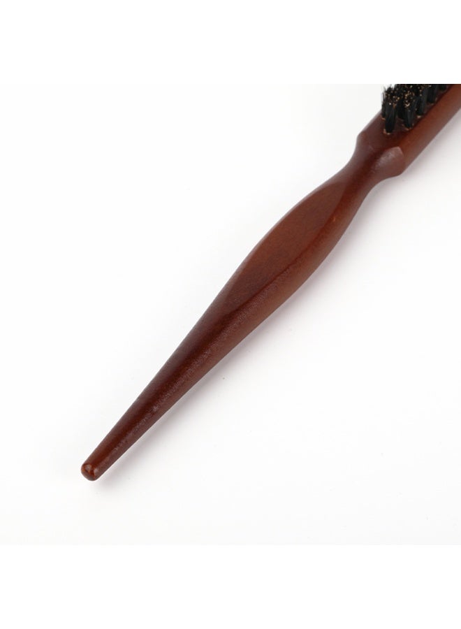 Anti-Static Wooden Teasing Brush for Professional Salon Hair Styling One Side - Image 4