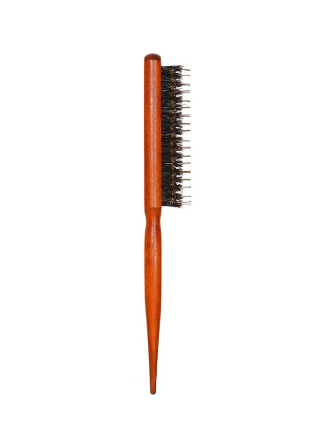 Anti-Static Wooden Teasing Brush for Professional Salon Hair Styling One Side - Image 1