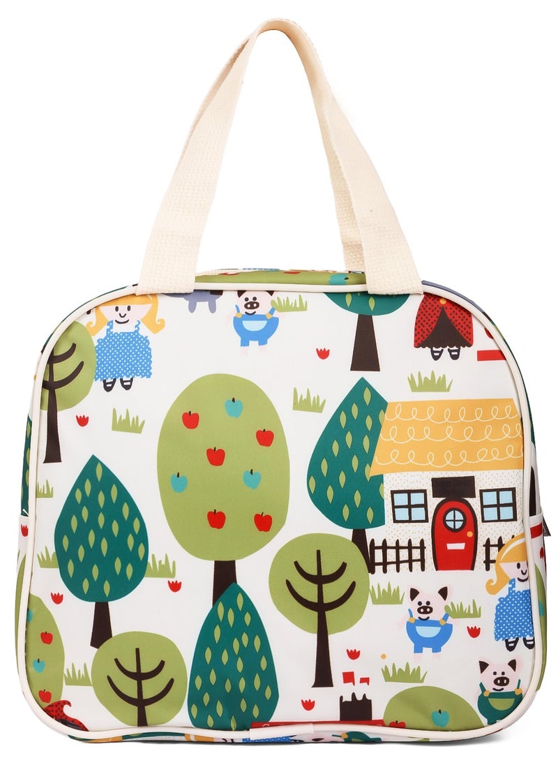 Bento Box Wt Insulated Lunch Bag Combo Green