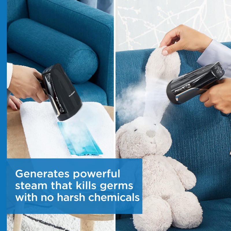 Rowenta Hand Steamer for Clothes, X-Cel Handheld Steamer, 25-Second Heat-Up, Powerful Steam, Long Cord, 1875W Clothes Steamer, Travel Must Have, DR8220, Black - Image 4