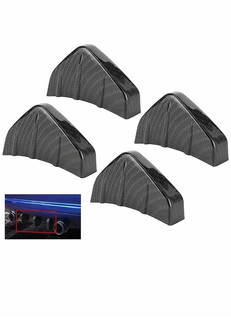 Y&D - Rear Bumper Deflector, Car Fit Universal Black Spoiler, Carbon Fiber Texture, High Quality Material automobile Diffuser for SUV Car(Carbon pattern) - Image 1