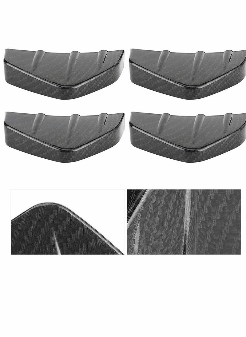 Y&D - Rear Bumper Deflector, Car Fit Universal Black Spoiler, Carbon Fiber Texture, High Quality Material automobile Diffuser for SUV Car(Carbon pattern) - Image 1