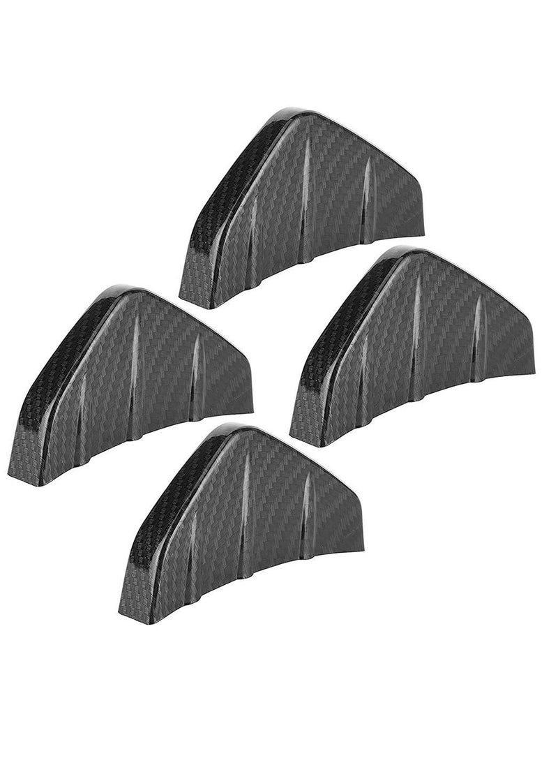 Y&D - Rear Bumper Deflector, Car Fit Universal Black Spoiler, Carbon Fiber Texture, High Quality Material automobile Diffuser for SUV Car(Carbon pattern) - Image 1
