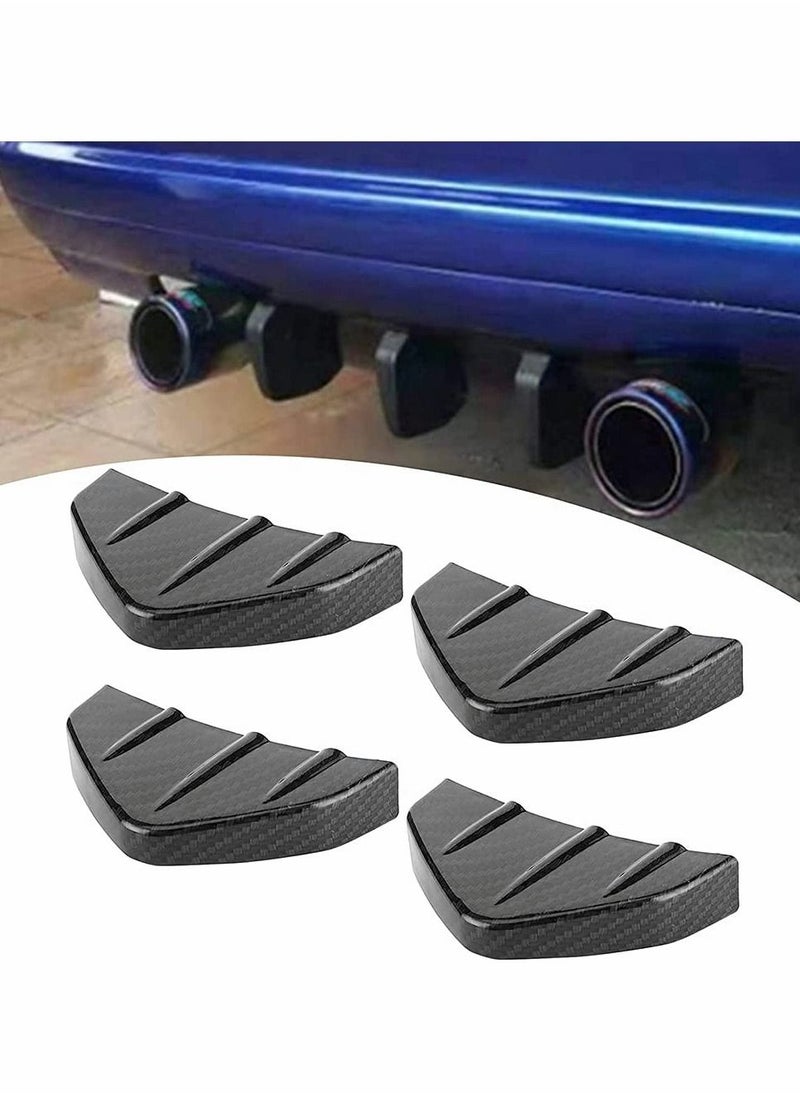 Y&D - Rear Bumper Deflector, Car Fit Universal Black Spoiler, Carbon Fiber Texture, High Quality Material automobile Diffuser for SUV Car(Carbon pattern) - Image 1