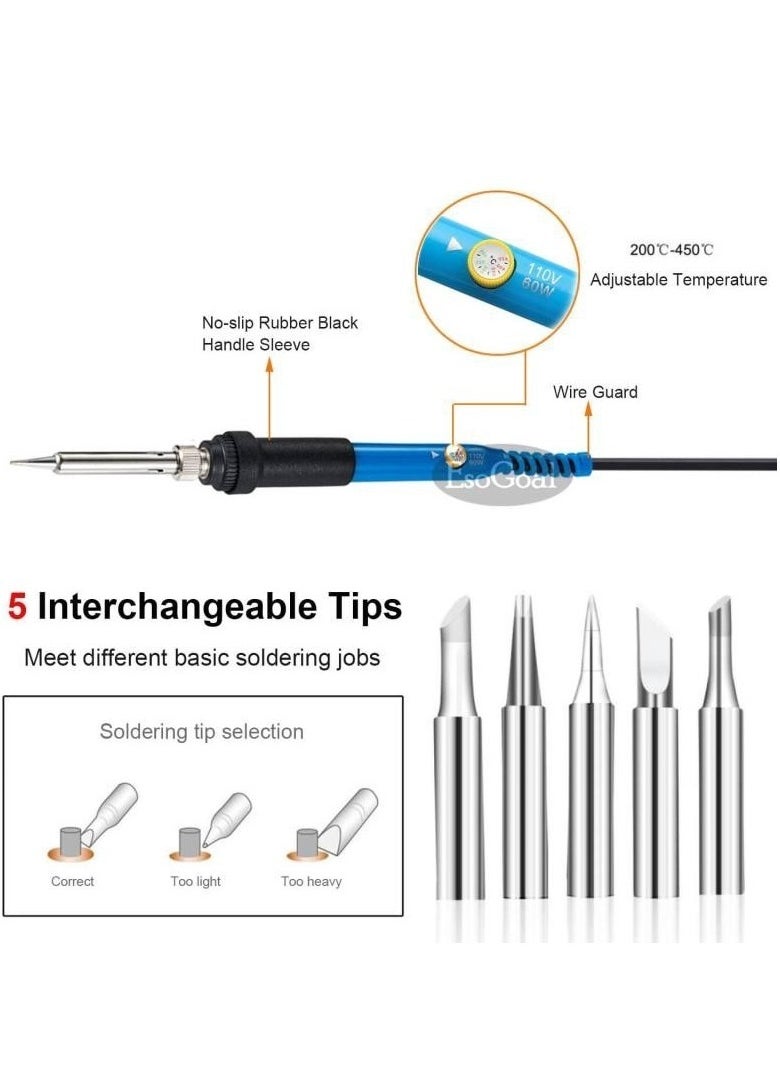 Generic 15in1 original AD 220V 60W soldering iron temperature adjustable set  - Image 2