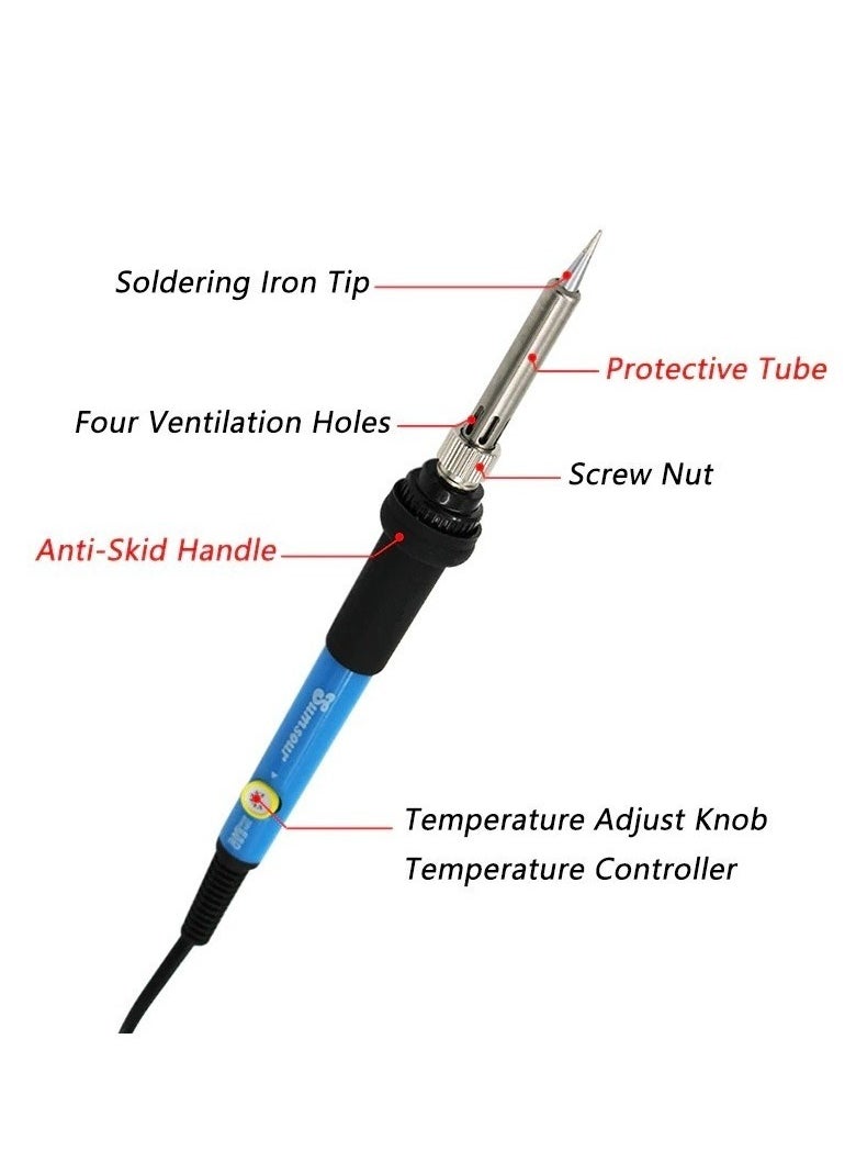 Generic 15in1 original AD 220V 60W soldering iron temperature adjustable set  - Image 3