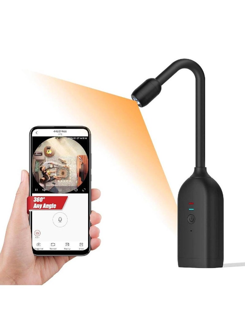 Generic 360-Degree Panoramic Hidden Camera Spy Camera Flexible and Adjustable Camera, Free Rotation Angle 1080P Camera with Motion Detection, Indoor  - Image 2