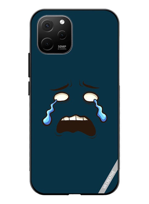 Protective Case Cover For Huawei Nova Y61 Crying Face Design Multicolour
