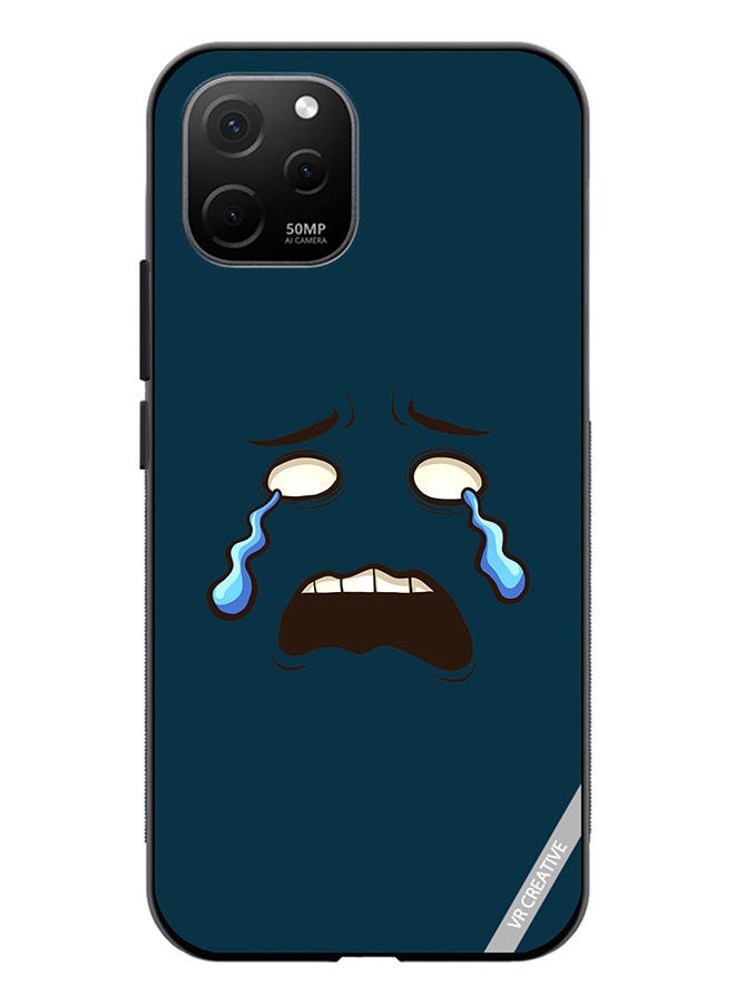 VR CREATIVE - Protective Case Cover For Huawei Nova Y61 Crying Face Design Multicolour - Image 1