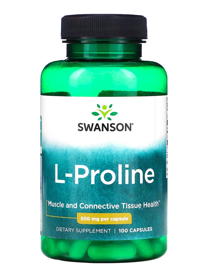 L-Proline 500 mg 100 Capsules