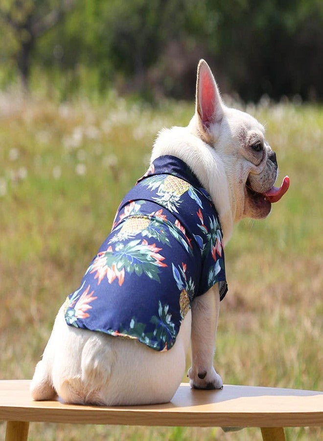 Lulala Dog Summer Shirt for Dogs - Lightweight & Breathable Tropical Print T-Shirt | Soft Comfortable Pet Clothing for Summer | Beach & Vacation Outfit for Small & Medium Dogs - Image 3