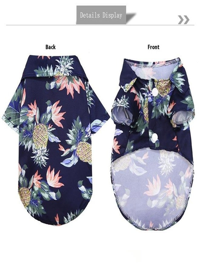 Lulala Dog Summer Shirt for Dogs - Lightweight & Breathable Tropical Print T-Shirt | Soft Comfortable Pet Clothing for Summer | Beach & Vacation Outfit for Small & Medium Dogs - Image 2