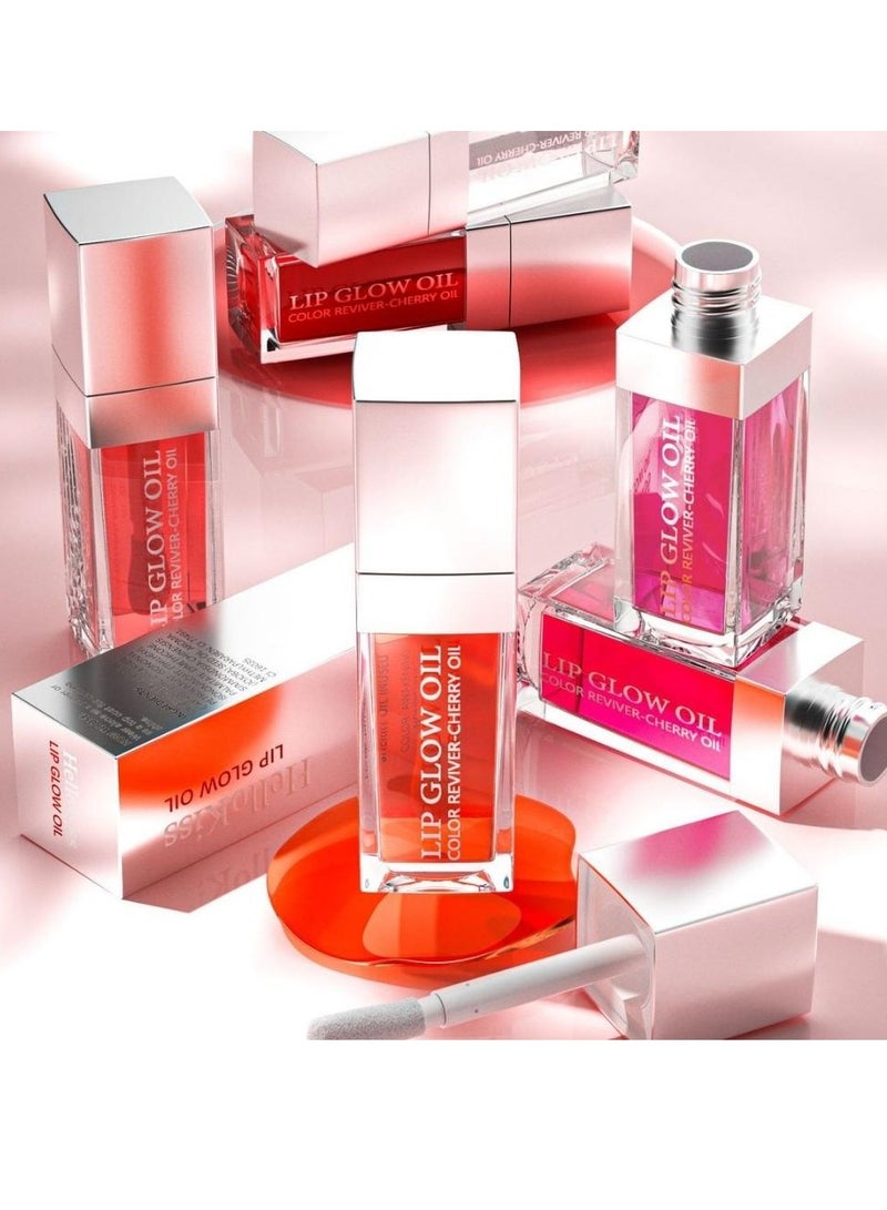 HelloKiss زيت لمعان الشفاه - مكبر شفاه طبيعي - لامع مرطب للشفاه - زيت الكرز الشفاف - بلسم مرطب للشفاه - لامع مكبر للشفاه - يجعل الشفاه أكثر امتلاءً - لامع مرطب للشفاه - بلسم للشفاه 08 - Image 2