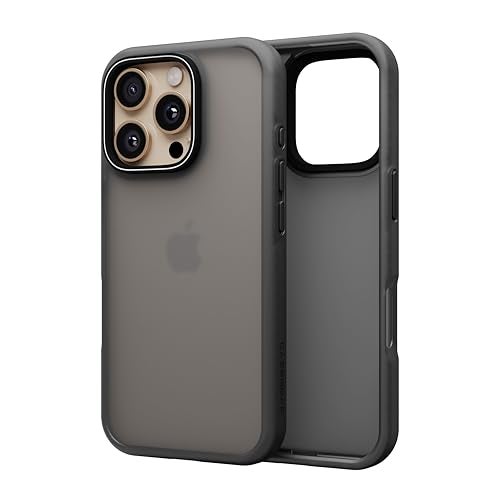 CASEGEAR Bold Pro Back Cover Case Compatible with iPhone 16 Pro | 14.8 Feet Drop Protection | 360° Complete Protection | Shockproof & Scratch Resistant | Black - Image 1