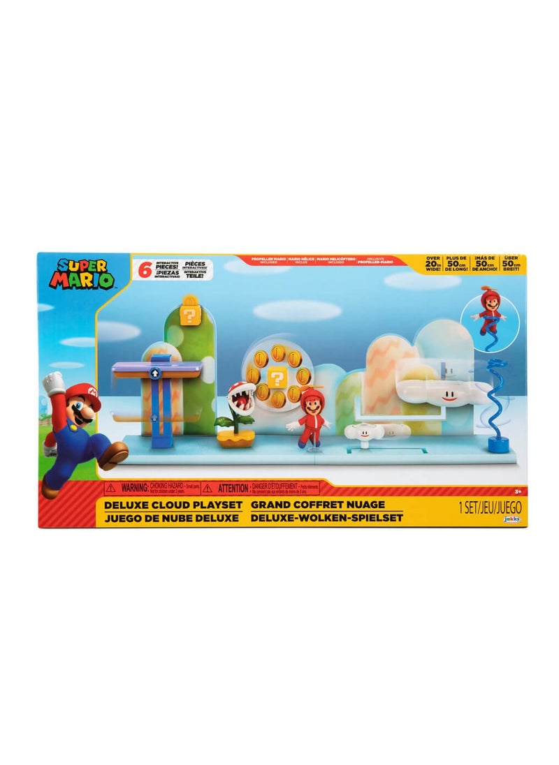 Jakks Nintendo Super Mario Deluxe Cloud Playset  - Image 1